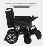 Heavy Duty Electric Wheelchair – Dual Motor, Lightweight & Travel-Friendly Design - Image 2