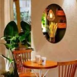 Self-Adhesive Flexible Mirror Wall Stickers – Oval Shaped Non-Glass Decorative Mirror Sheets for Bathroom - Image 2