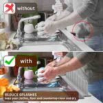 Silicone Sink Splash Guard with Suction Cup – Reusable Waterproof Kitchen Countertop Protector - Image 3