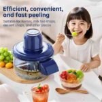 Electric Peeler Machine for Garlic, Grapes & Tomatoes – Automatic Rechargeable Fruit & Vegetable Peeler - Image 2
