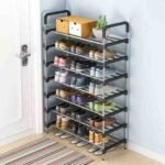 6 Layer Stainless Steel Shoe Rack – Durable Space Saving Shoe Organizer Stand - Image 5