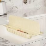 Clip-On Sink Caddy Sponge Holder with Splash Guard & Drain Tray – Space Saving Kitchen Sink Organizer for Sponges & Scrubbers - Image 2