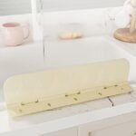 Clip-On Sink Caddy Sponge Holder with Splash Guard & Drain Tray – Space Saving Kitchen Sink Organizer for Sponges & Scrubbers - Image 4