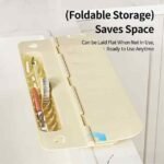 Clip-On Sink Caddy Sponge Holder with Splash Guard & Drain Tray – Space Saving Kitchen Sink Organizer for Sponges & Scrubbers - Image 8