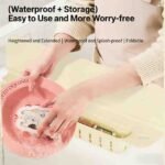 Clip-On Sink Caddy Sponge Holder with Splash Guard & Drain Tray – Space Saving Kitchen Sink Organizer for Sponges & Scrubbers - Image 7